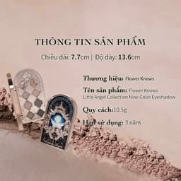 [Sẵn - Hỏa Tốc] 👼 Bảng Phấn Mắt Thiên Thần Little Angel Flower Knows Màu #01 6