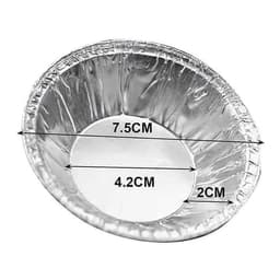 Set 20 Khay Giấy Bạc Lót Nồi Chiên Tròn 22CM và Set 250 Chén Giấy Bạc Nướng Bánh, Tart Trứng Siêu Tiện Lợi 9