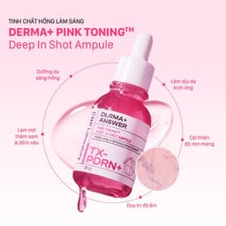 Tinh Chất Vi Kim Dưỡng Sáng Hồng Da CNP Laboratory Derma Answer Pink Toning Ampoule Serum Hàn Quốc Cao Cấp 30ml 2
