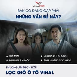 Lọc Gió Điều Hòa Ô Tô VINAL Chính Hãng, Lọc Gió Mùa Đông Phù Hợp Mọi Dòng Xe, Khử Mùi, Chặn Bụi Mịn PM2.5 3