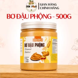 Bơ Đậu Phộng không đường, nguyên chất - Ăn Vặt Denfood 1