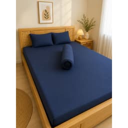 Bộ ga thun lạnh Hàn Quốc 4 món Aniva Home, thiết kế gối ôm khoá kéo, mềm mại, thoáng mát, sang trọng 7