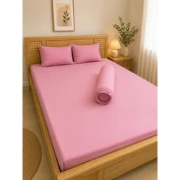 Bộ ga thun lạnh Hàn Quốc 4 món Aniva Home, thiết kế gối ôm khoá kéo, mềm mại, thoáng mát, sang trọng 5