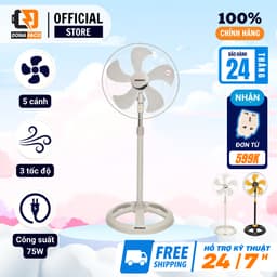 Quạt đứng Senko DCN1803 75W, Quạt cây công nghiệp chính hãng gió mạnh bảo hành 24 tháng 1