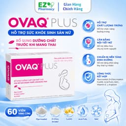 OVAQ PLUS Chính Hãng Bổ sung Myo Inositol 300mg Và Dưỡng Chất Cho Phụ Nữ Chuẩn Bị Mang Thai 1