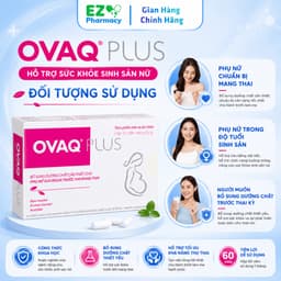 OVAQ PLUS Chính Hãng Bổ sung Myo Inositol 300mg Và Dưỡng Chất Cho Phụ Nữ Chuẩn Bị Mang Thai 4