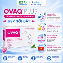 OVAQ PLUS Chính Hãng Bổ sung Myo Inositol 300mg Và Dưỡng Chất Cho Phụ Nữ Chuẩn Bị Mang Thai 5