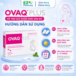OVAQ PLUS Chính Hãng Bổ sung Myo Inositol 300mg Và Dưỡng Chất Cho Phụ Nữ Chuẩn Bị Mang Thai 6