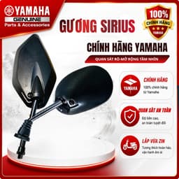 Gương chiếu hậu, kính chiếu hậu Sirius chính hãng Yamaha xe Sirius, Sirius FI 1
