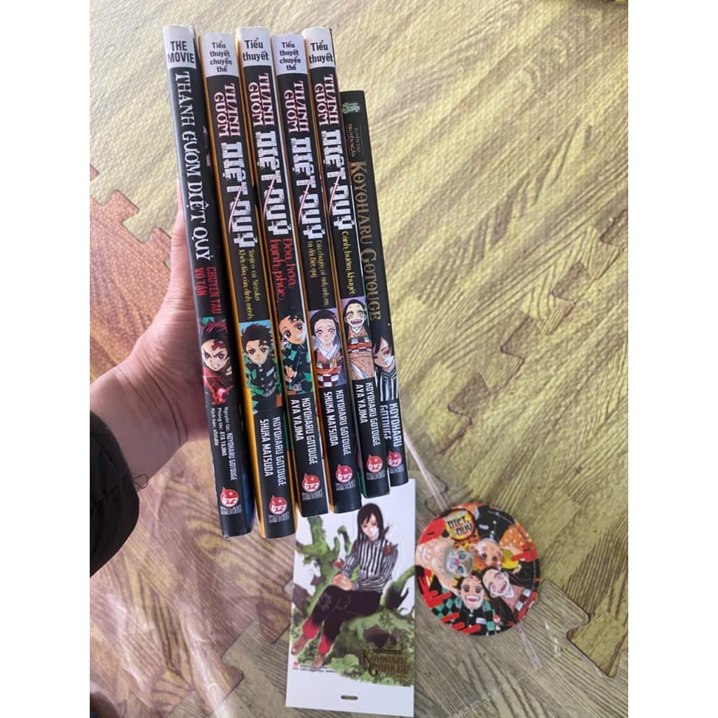 (+pos) Bộ 6q vở Thanh gươm diệt quỷ Kimetsu No yaiba Kny + pos