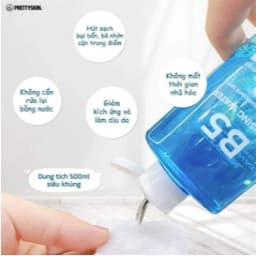 Nước Tẩy Trang Phục Hồi Cho Da Nhạy Cảm Pretty Skin B5 Cleansing Water 500ml 2