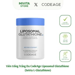 Viên Uống Trắng Da CodeAge Liposomal Glutathione (Setria L-Glutathione) Từ Mỹ 60 Viên 1