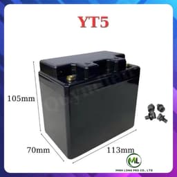 Bình Xe Máy 12V LiFePO4 6Ah, Bảo Hành 1 Năm 6