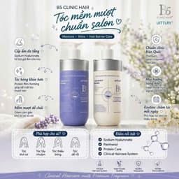 Cặp Gội & Xả Dưỡng Ẩm Phục Hồi Cho Tóc Khô Xơ B5 Clinic Hair Moisture & Boost Shine UITTLRY 500mlx2 4