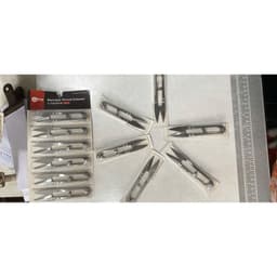 5,10 cái KÉO CẮT CHỈ BẤM CHỈ THỪA CHẤT LIỆU Inox xịn 100% hãng PIN, kéo sắc, mặt cắt mịn đẹp 1