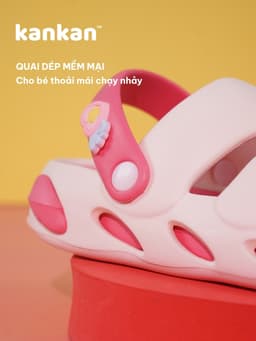 Sandal Cho Bé Gái KanKanStore Xăng Đan Trẻ Em Đính Kèm Sticker Pony KA113 4