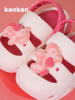 Sandal Cho Bé Gái KanKanStore Xăng Đan Trẻ Em Đính Kèm Sticker Pony KA113 3