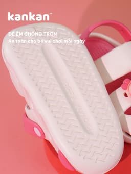 Sandal Cho Bé Gái KanKanStore Xăng Đan Trẻ Em Đính Kèm Sticker Pony KA113 6