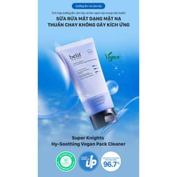 Sữa Rửa Mặt Cấp Ẩm Làm Diu Da Belif Super Knights Hy-Soothing Cleanser Hàn Quốc Chính Hãng Dung Tích 150ml 3