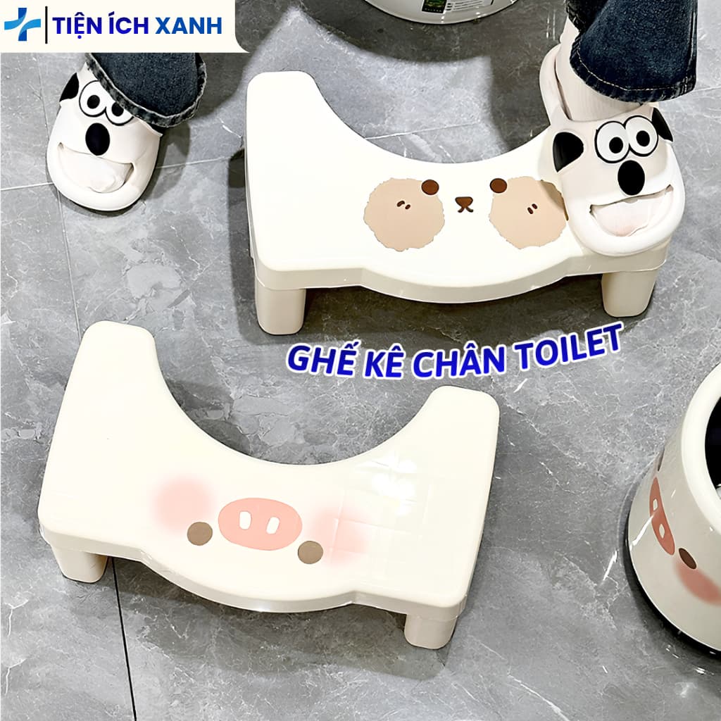 Ghế kê chân toilet, ghế để chân bồn cầu hỗ trợ đi vệ sinh đúng cách giúp tư thế vệ sinh khoa học chống táo bón hiệu quả