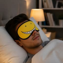 Bịt Mắt Ngủ Anime Assassination Classroom Koro Sensei Karma Nagisa Vải Mềm Co Giãn Thoải Mái Cosplay 2