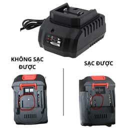 Sạc Pin Máy Khoan, máy bắn vít, máy bu lông..Sạc cốc 18V - 21V 1A. Chân pin phổ thông Makita 4cm 2