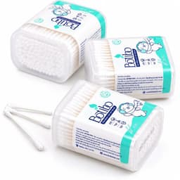 Combo Vệ Sinh Bé Yêu - 2 Khăn Khô Đa Năng + Rơ Lưỡi Cho Bé + Tăm Bông 200 Que Botibo kids 5