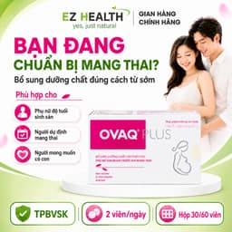 TPBVSK OVAQ PLUS – BỔ SUNG MYO-INOSITOL, D-CHIRO-INOSITOL & ACID FOLIC CHO PHỤ NỮ CHUẨN BỊ MANG THAI 2