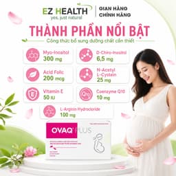 TPBVSK OVAQ PLUS – BỔ SUNG MYO-INOSITOL, D-CHIRO-INOSITOL & ACID FOLIC CHO PHỤ NỮ CHUẨN BỊ MANG THAI 4