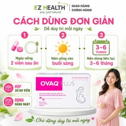 TPBVSK OVAQ PLUS – BỔ SUNG MYO-INOSITOL, D-CHIRO-INOSITOL & ACID FOLIC CHO PHỤ NỮ CHUẨN BỊ MANG THAI 6
