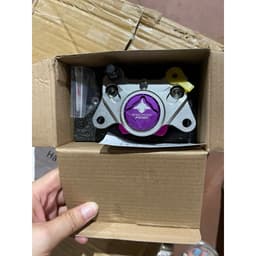 Heo dầu xe điện độ-heo cá mập 2piston đối sứng 4