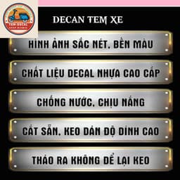 TEM DÁN XE MÁY, Ô TÔ, LÀM VÌ ĐAM MÊ,VF3, Xe tải không ảnh hưởng đến màu sơn của xe 2