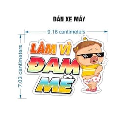 TEM DÁN XE MÁY, Ô TÔ, LÀM VÌ ĐAM MÊ,VF3, Xe tải không ảnh hưởng đến màu sơn của xe 4