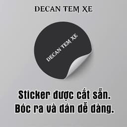 TEM DÁN XE MÁY, Ô TÔ, LÀM VÌ ĐAM MÊ,VF3, Xe tải không ảnh hưởng đến màu sơn của xe 6