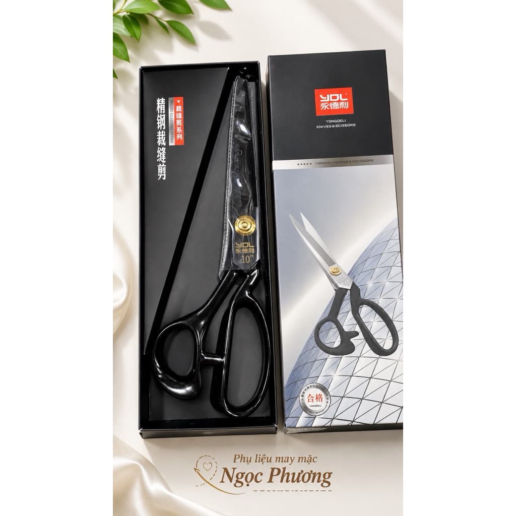 Kéo may cắt vải YDL Nhật lưỡi thép sắc bén, cắt êm tay, độ bền cao, không han gỉ