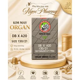 Kim máy 1 kim đốc nhỏ - Lỗ kim lớn - DBxA20 - Chính hãng Organ Nhật 3