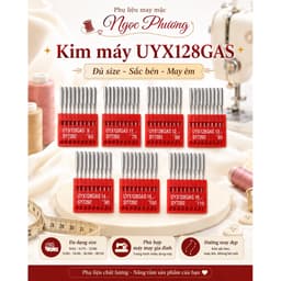 Kim kansai máy viền - trần đè - UYx128GAS chính hãng TNC Đài Loan dùng trong ngành may công nghiệp 1