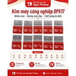 Kim máy lập trình - maý bước đứng DPx17- Kim dài chính hãng TNC dùng trong ngành may công nghiệp 1