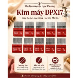 Kim máy lập trình - maý bước đứng DPx17- Kim dài chính hãng TNC dùng trong ngành may công nghiệp 2