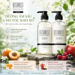 Bộ Gội Xả BOTANIST Moist 460ml Dưỡng Ẩm Sâu Cho Tóc Khô Xơ, Giảm Xù Rối Chuẩn Salon Tại Nhà 5