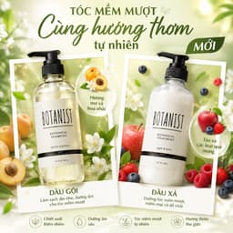 Bộ Gội Xả BOTANIST Moist 460ml Dưỡng Ẩm Sâu Cho Tóc Khô Xơ, Giảm Xù Rối Chuẩn Salon Tại Nhà 2