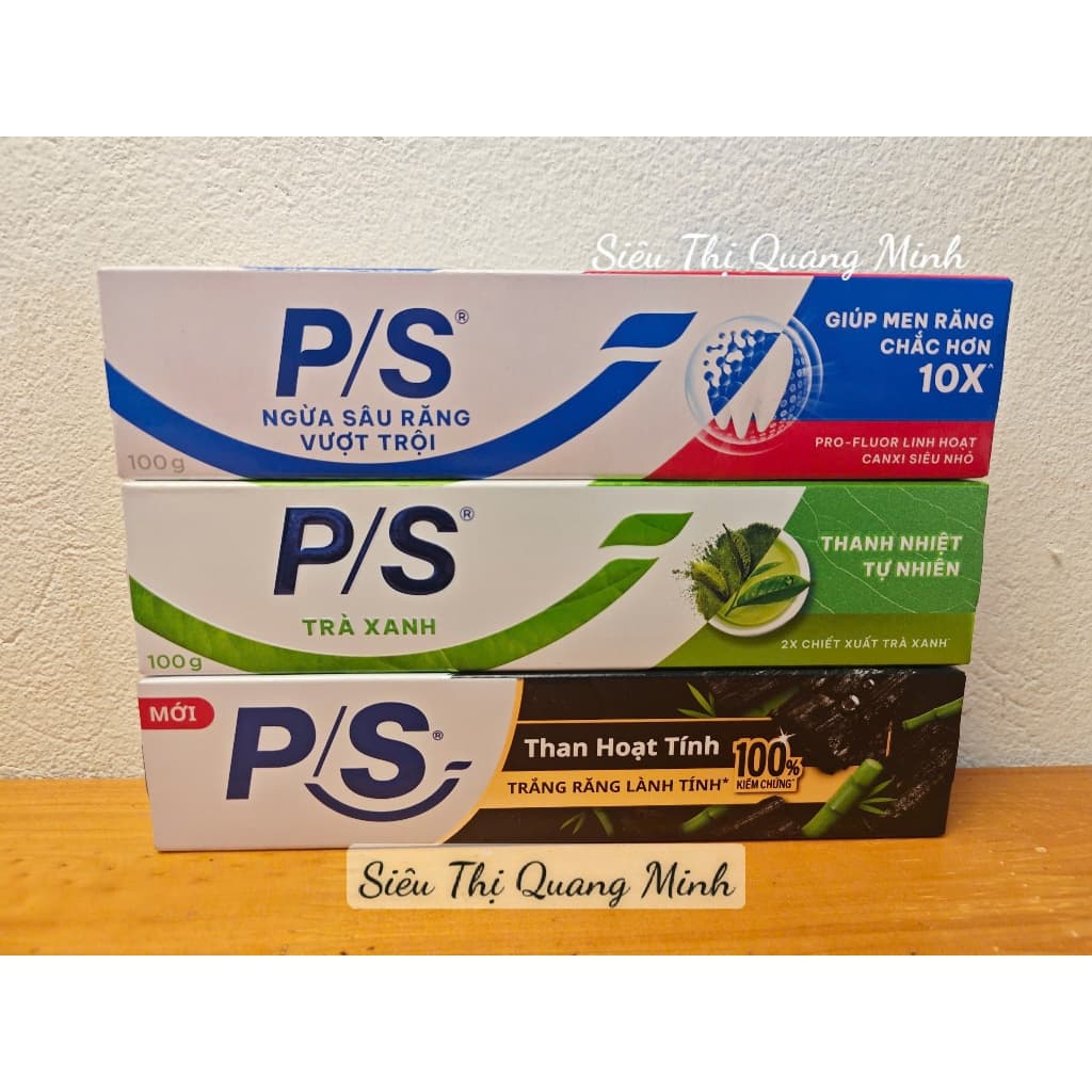 Kem Đánh Răng P/s Trà Xanh, Ngừa Sâu Răng 100g