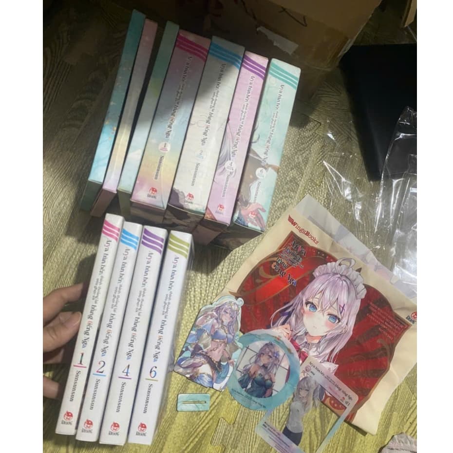 (+pos) Combo 4 Boxset vở Arya 1,2,4,6 - Arya Bàn Bên Thỉnh Thoảng Lại Trêu Ghẹo Tôi Bằng Tiếng Nga limited