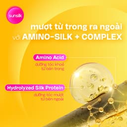 Serum Cho Tóc Bóng Mượt 100h Sunsilk Luminous UV/Glossy Black/Silky Smooth 45ml 4