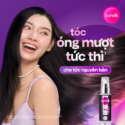 Serum Cho Tóc Bóng Mượt 100h Sunsilk Luminous UV/Glossy Black/Silky Smooth 45ml 8