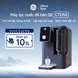 Máy lọc nước để bàn GE CTD50 - Hai chế độ: Nóng & Thường · Lắp đặt linh hoạt · Bình chứa tiện lợi 1