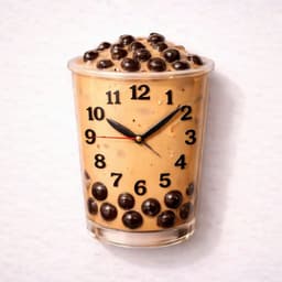 Đồng hồ hạt cafe in 3D treo tường Decor quán coffee trà sữa quà tặng khai trương ý nghĩa nội thất sang trọng 7