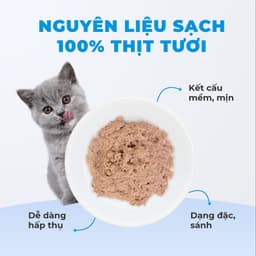 Combo 6 lon Mix vị Pate Lon MR.VET 400G cho mèo mọi lứa tuổi dễ tiêu hoá, mượt lông - Mèo Chò Uni 4