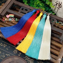 TUA RUA 15CM NHIỀU MÀU - Dây Treo May Mắn Phụ Kiện Cổ Phục Trung Hoa Trang Trí Tết 1