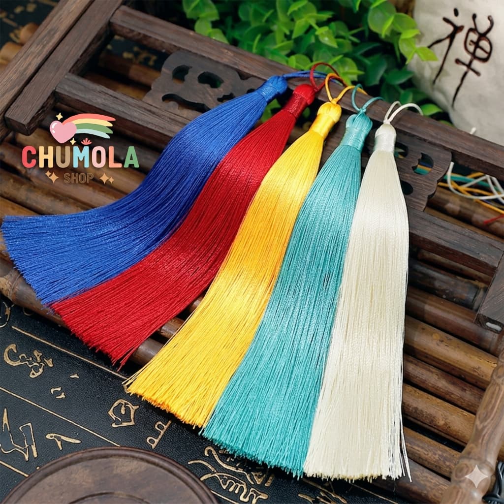 TUA RUA 15CM NHIỀU MÀU - Dây Treo May Mắn Phụ Kiện Cổ Phục Trung Hoa Trang Trí Tết